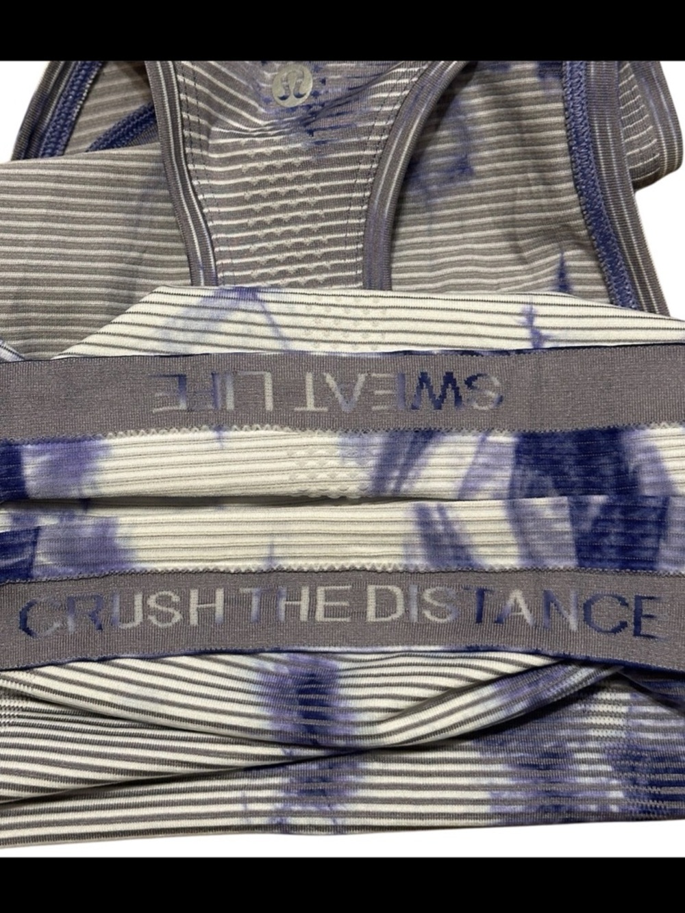LULULEMON Swiftly Tech 2.0 Racerback Tank Shibori Stripe Midnight Orchid Tie Dye - Picture 7 of 9